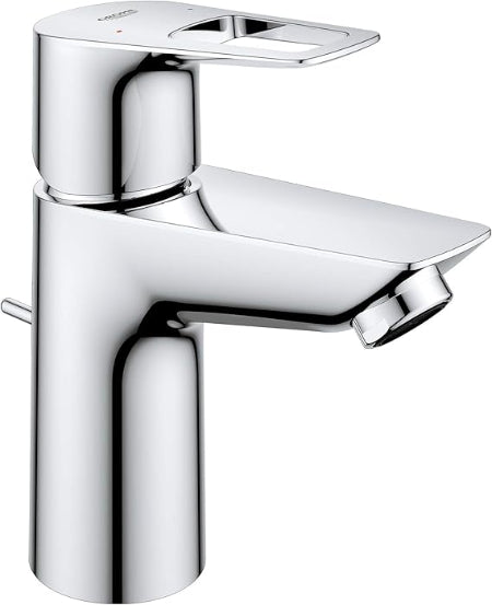 GROHE BauLoop Single-Hole Single-Handle S-Size Bathroom Faucet, 1.5 GPM, StarLight Chrome