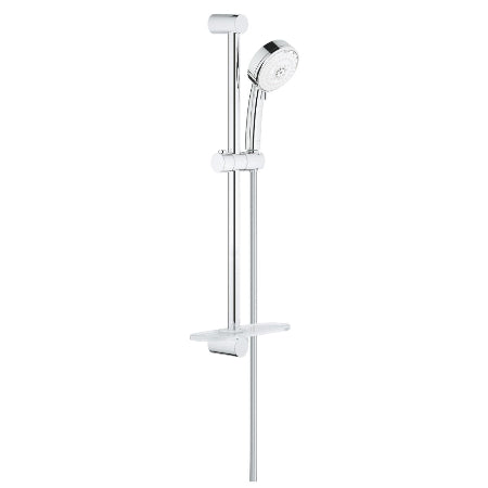 GROHE Tempesta Cosmopolitan 100 4-Spray Shower Rail Set, 2.5 GPM, StarLight Chrome