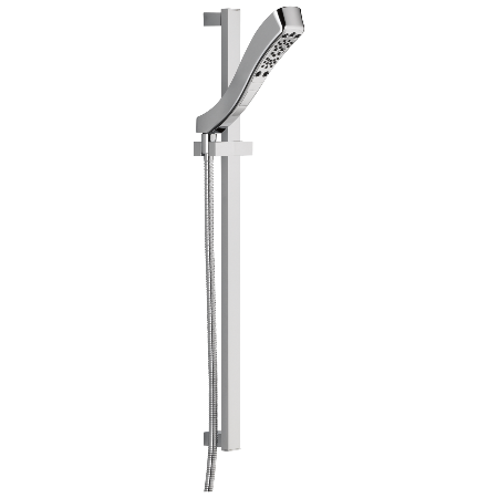 H2Okinetic Hand Shower with Slide Bar, 4-Spray Handheld Shower Head, Slide Bar Hand Shower