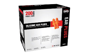 SAS Safety Silicone Ear Plugs - 200PR