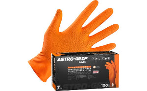 SAS Safety Astro-Grip® Powder-Free Exam Grade Nitrile Disposable Gloves - 7 Mil - 100PK
