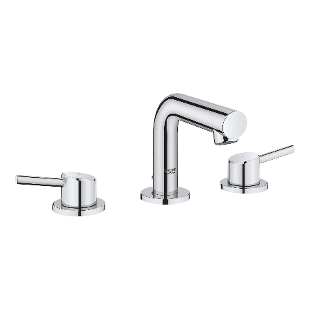 GROHE Concetto 8" Widespread 2-Handle Bathroom Faucet, 1.2 GPM, StarLight Chrome