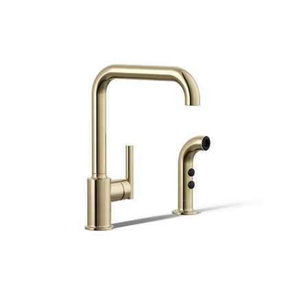 Kohler Purist K-7508 Kitchen Faucet with Side Sprayer