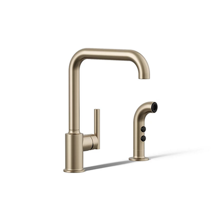Kohler Purist K-7508 Kitchen Faucet with Side Sprayer