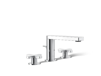 Kohler Composed® Widespread bathroom sink faucet with Cross handles