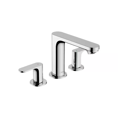 Hansgrohe Rebris S 1.2 GPM Widespread Bathroom Faucet with Pop-Up Drain Assembly
