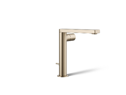 Kohler Composed 1.2 GPM Vessel Single Hole Bathroom Faucet with Pop-Up Drain Assembly