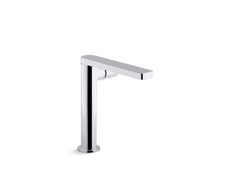 Kohler Composed 1.2 GPM Vessel Single Hole Bathroom Faucet with Pop-Up Drain Assembly