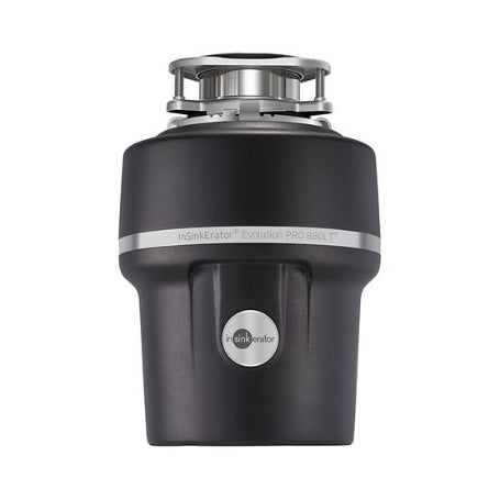 Insinkerator 79356-ISE Evolution Pro 880LT Garbage Disposal, 7/8 HP in Black Enamel